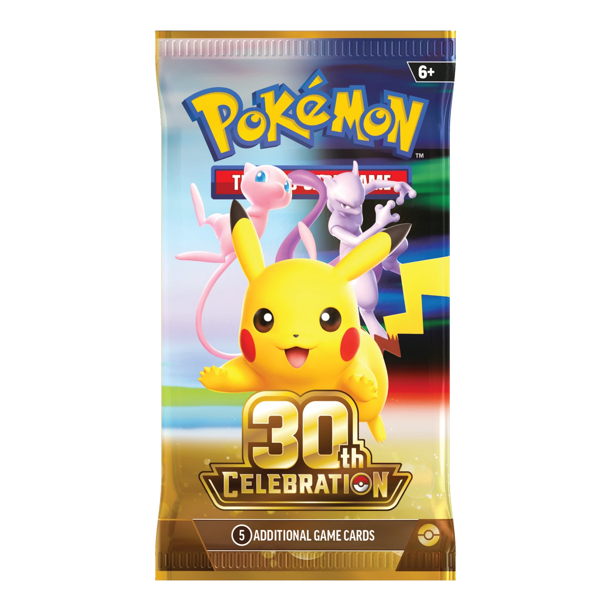 30th Celebration Booster Pack – Engelse verpakking, artwork Pikachu