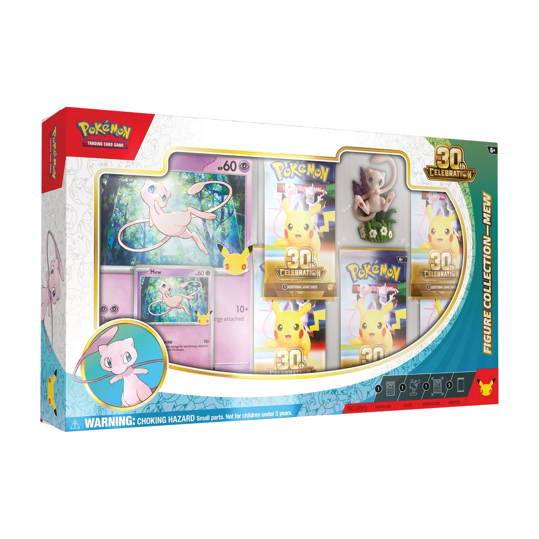 30th Celebration Figure Collection Mew (Engelse editie) – voorkant en linkerzijkant