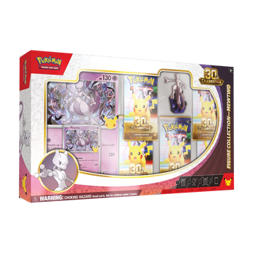 30th Celebration Figure Collection Mewtwo – voorkant en linkerzijkant