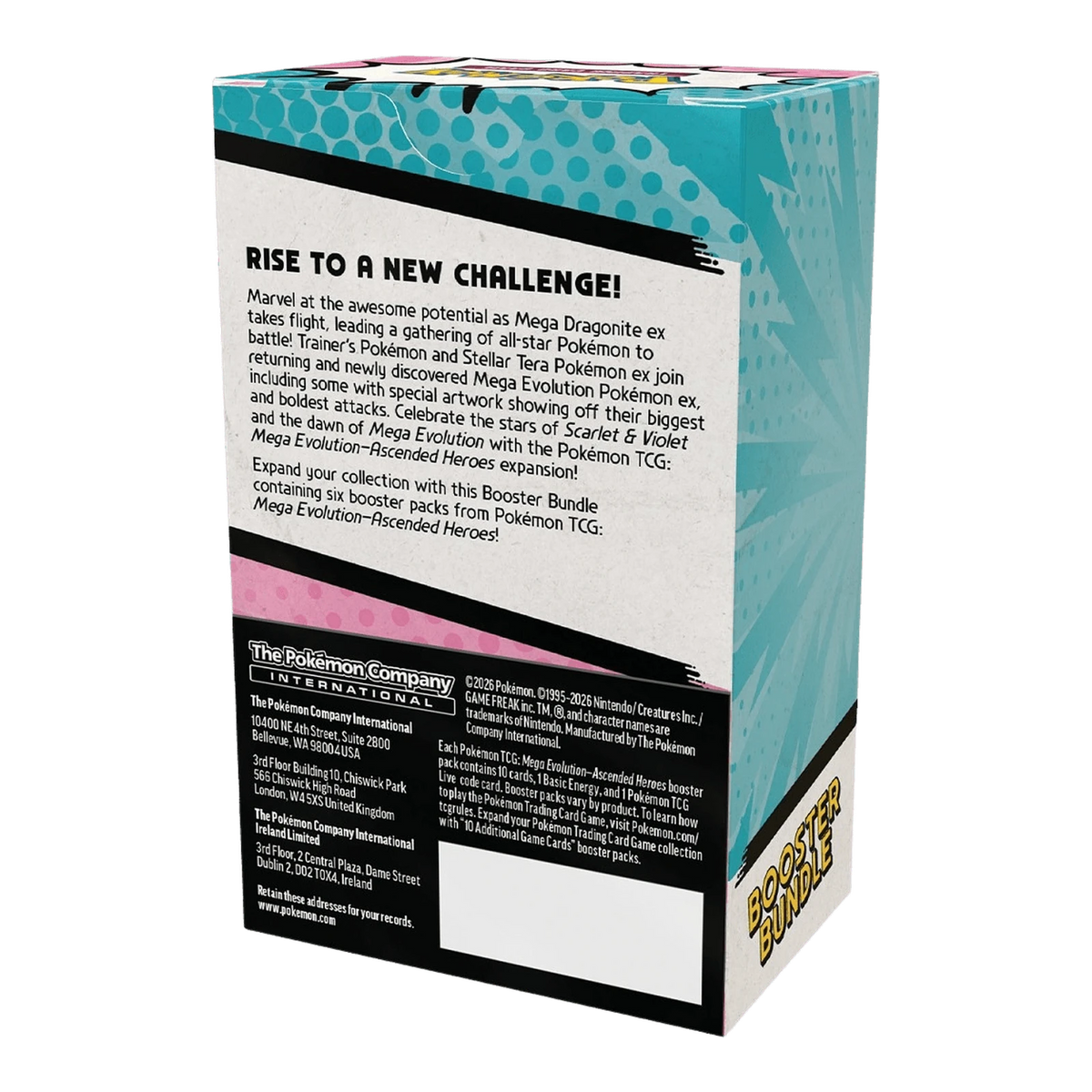 Ascended Heroes Booster Bundle – achterkant