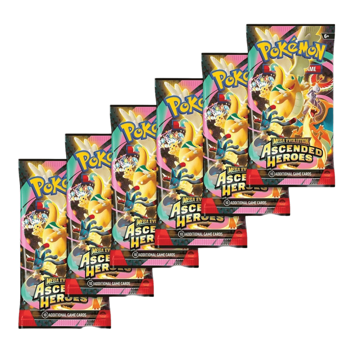 Ascended Heroes Booster Bundle – inhoud: 6 boosterpacks