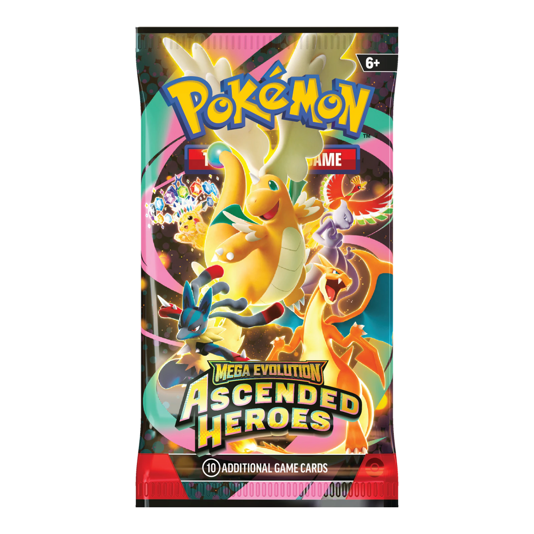 Ascended Heroes Booster Pack – Engelse verpakking, artwork Key Art