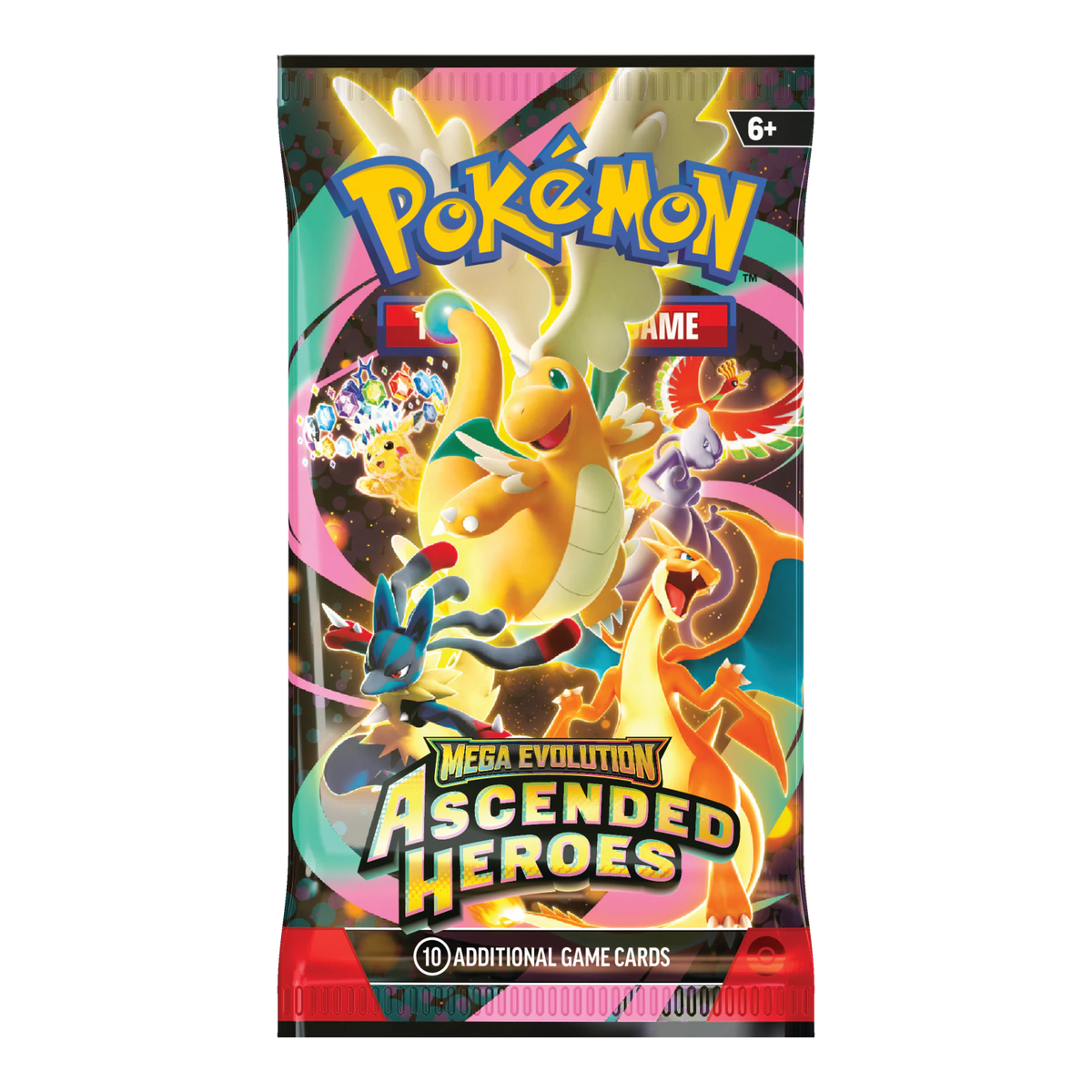 Ascended Heroes Booster Pack – Engelse verpakking, artwork Key Art
