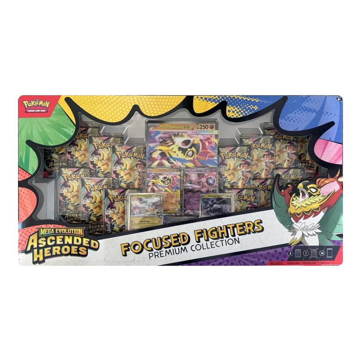 Ascended Heroes Focused Fighters Premium Collection – voorkant
