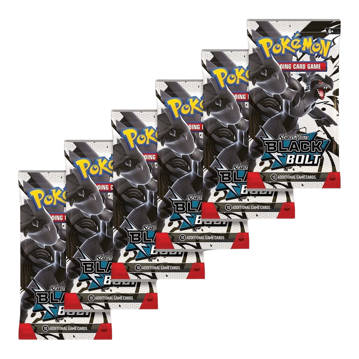 Black Bolt Booster Bundle – inhoud: 6 boosterpacks