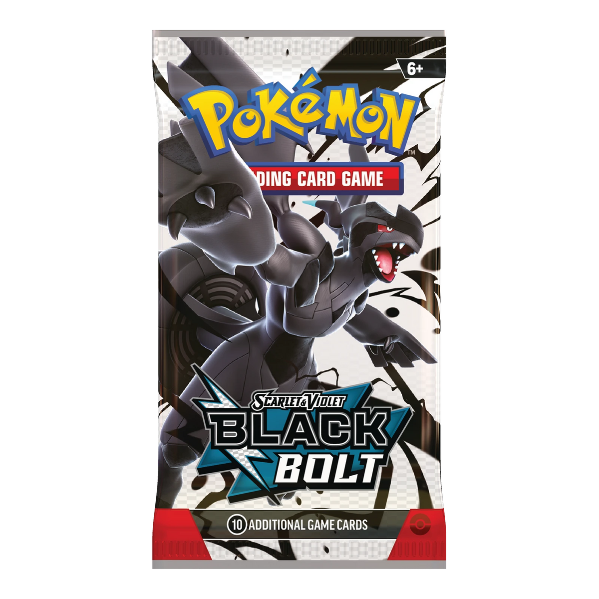 Black Bolt Booster Bundle – boosterpack, artwork Zekrom (verpakking kan variëren)