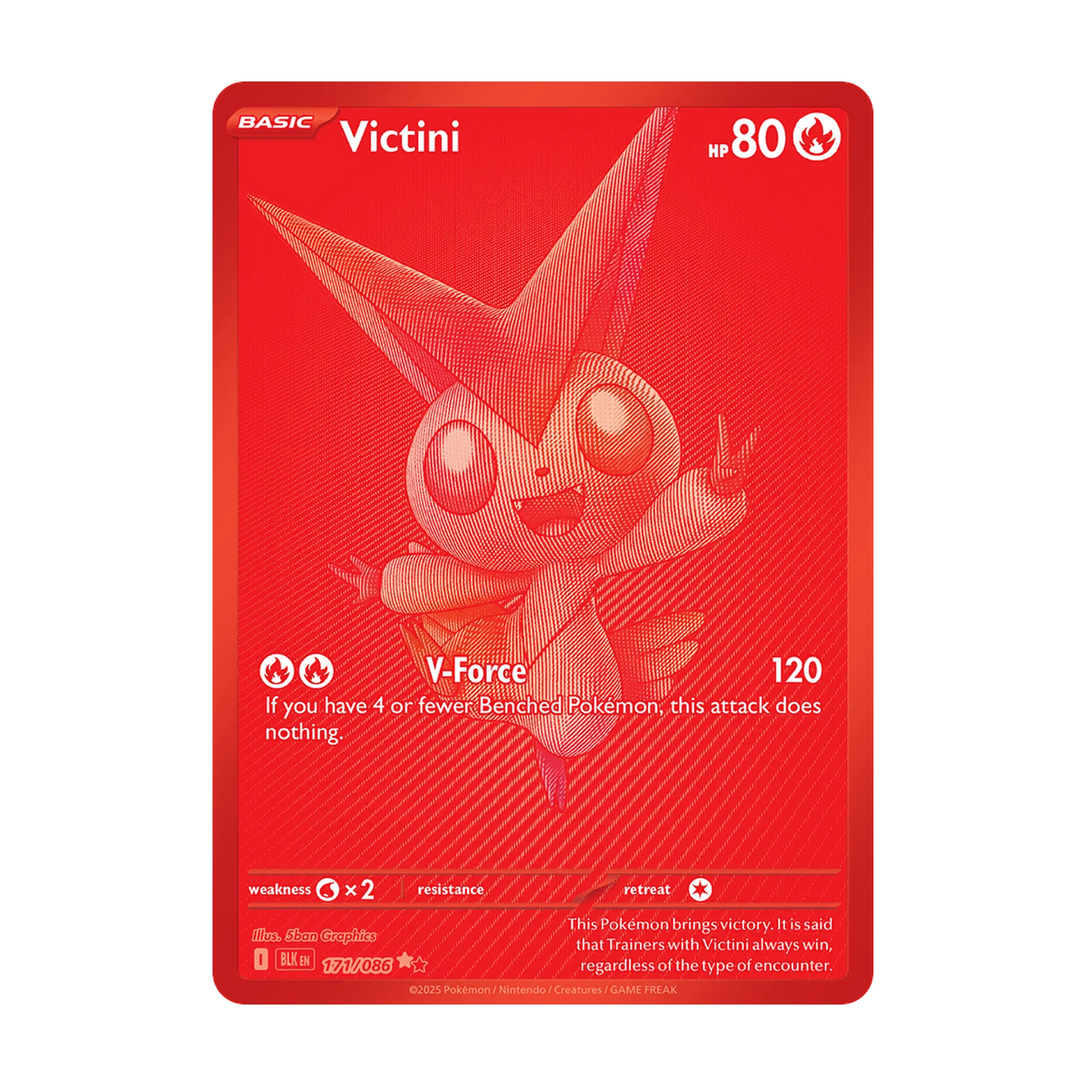 Chase-kaart: Victini 171, Black Bolt Booster Bundle (Engels). Mogelijke pull; niet gegarandeerd inbegrepen.