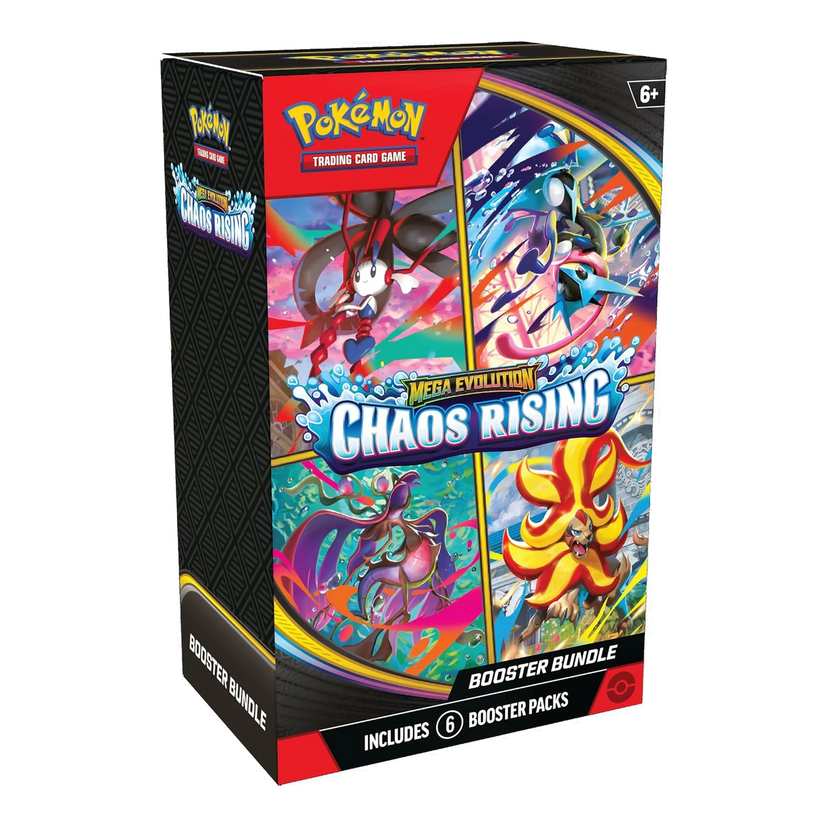 Chaos Rising Booster Bundle – voorkant en linkerzijkant