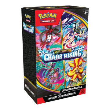 Chaos Rising Booster Bundle – voorkant en linkerzijkant