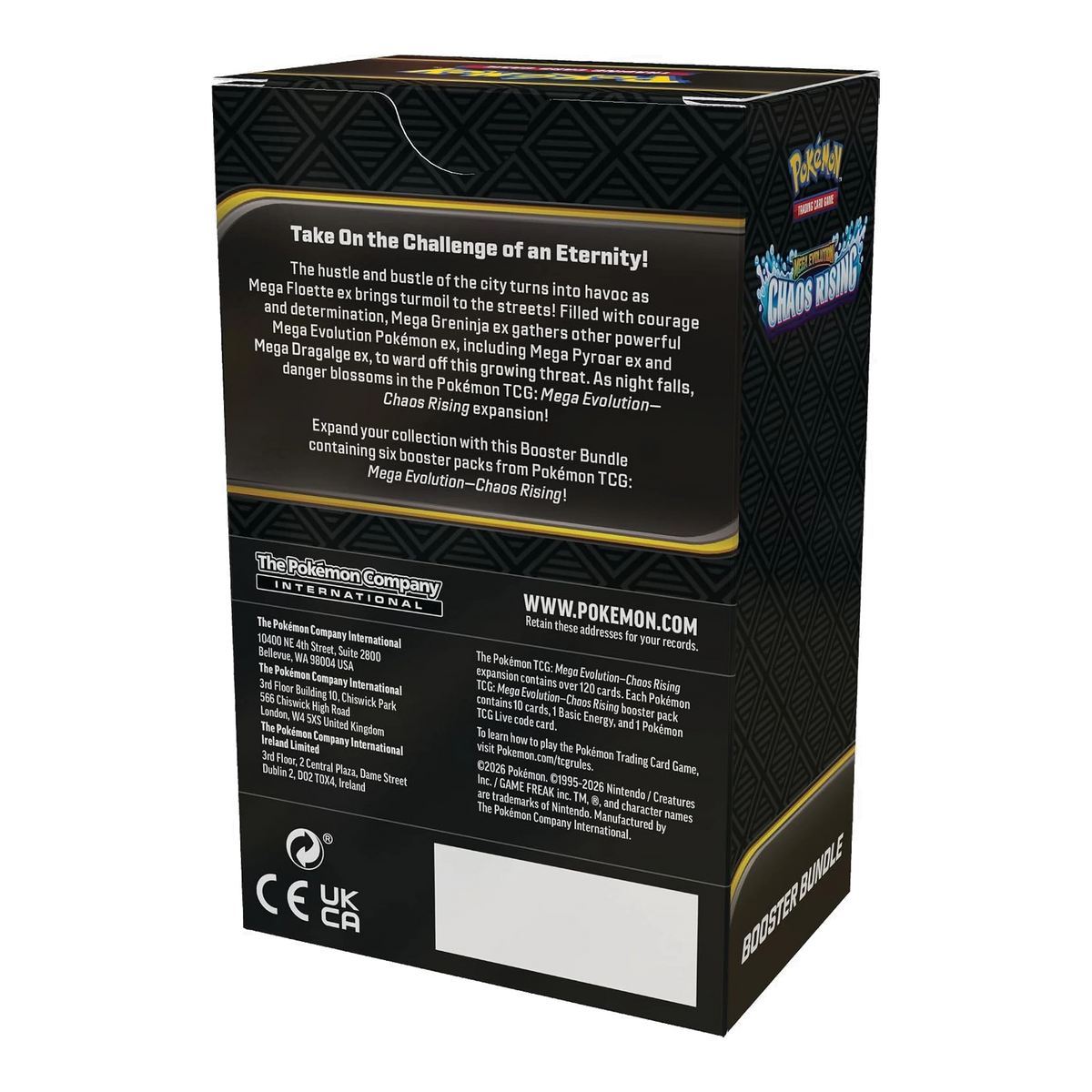 Chaos Rising Booster Bundle – achterkant