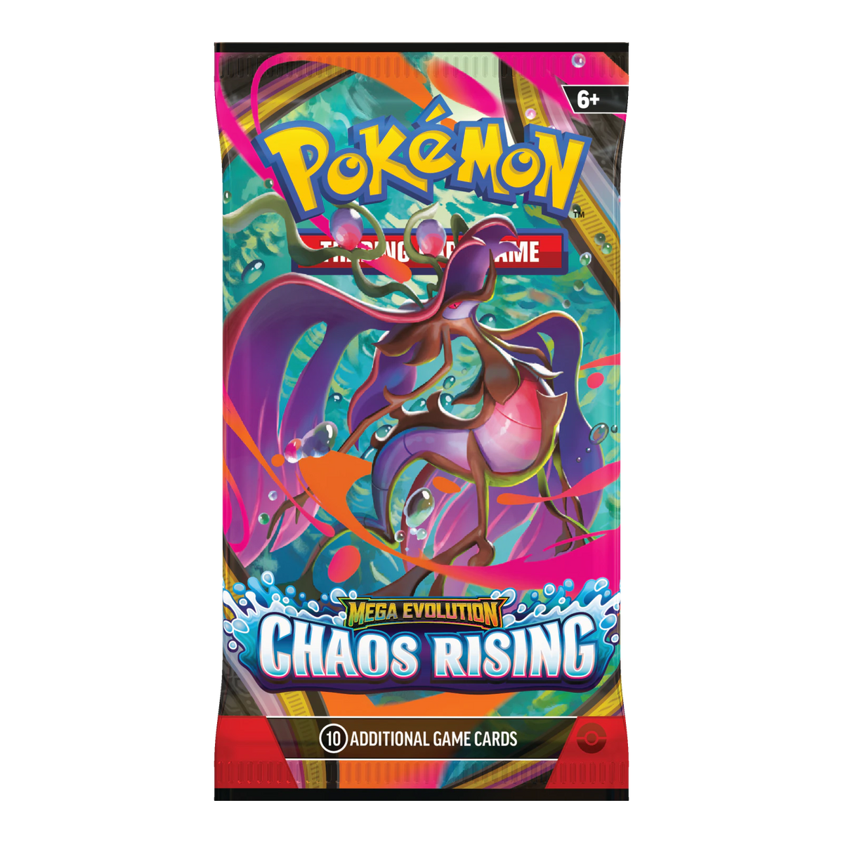 Chaos Rising Booster Bundle – boosterpack, artwork Mega Dragalge (verpakking kan variëren)
