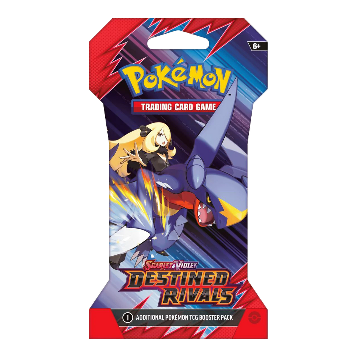 Destined Rivals Sleeved Booster Pack – Engelse verpakking, artwork Sleeved Cynthia Garchomp
