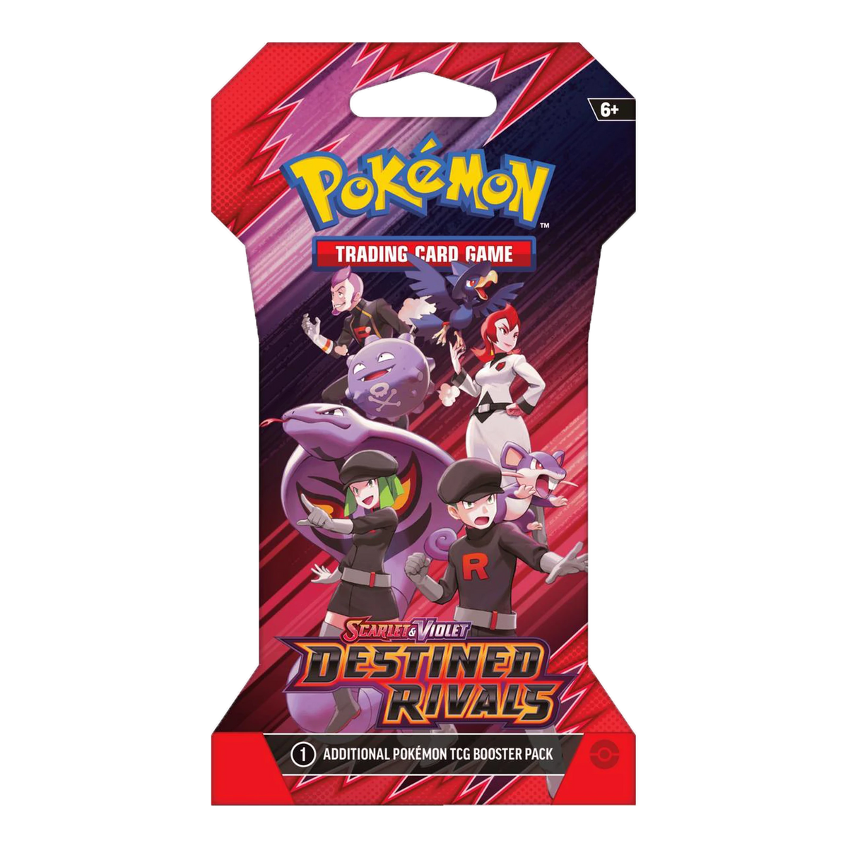 Destined Rivals Sleeved Booster Pack – Engelse verpakking, artwork Sleeved Team Rocket
