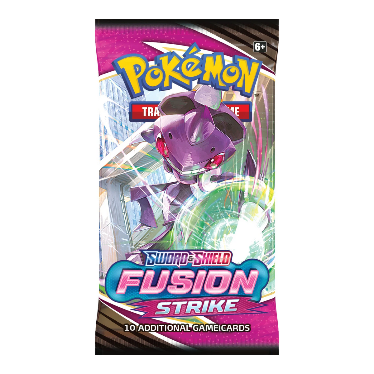 Fusion Strike Booster Pack – voorkant, artwork genesect (verpakking kan variëren)