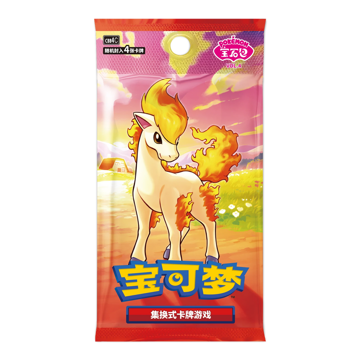 Gem 4 Boosterbox Chinees – boosterpack uit deze set, ponyta