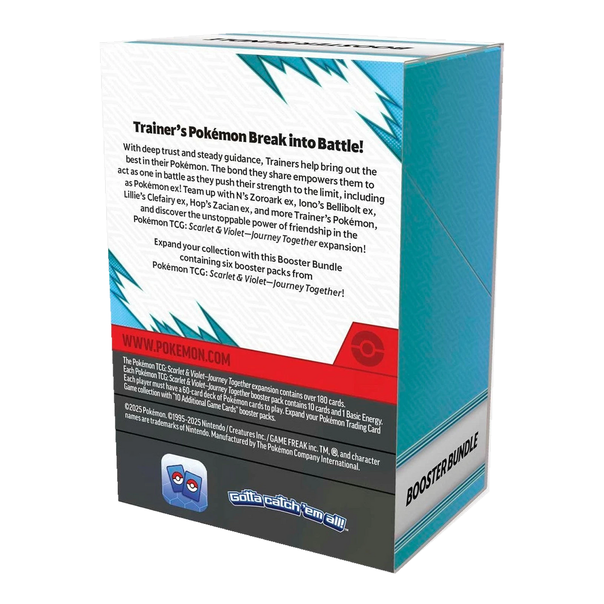 Journey Together Booster Bundle – achterkant van de verpakking