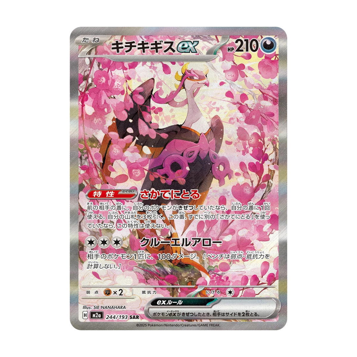 Chase-kaart: nr. 244, Mega Dream Booster Pack (Japans). Mogelijke pull; niet gegarandeerd inbegrepen.