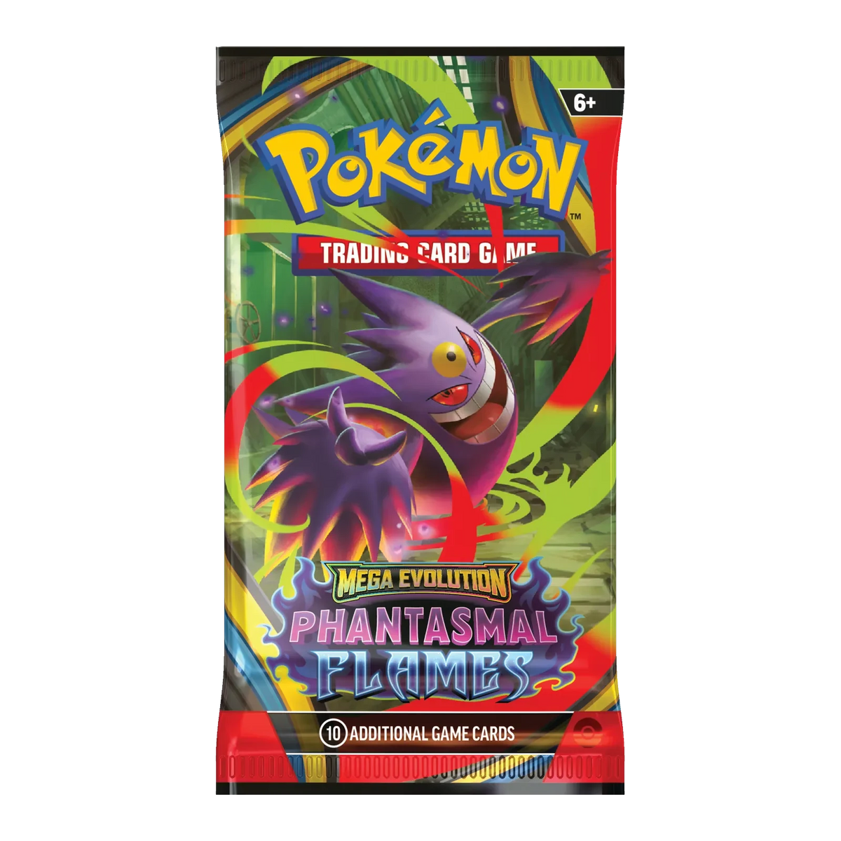 Mega Evolution Phantasmal Flames Booster Box – boosterpack, artwork Mega Gengar (verpakking kan variëren)