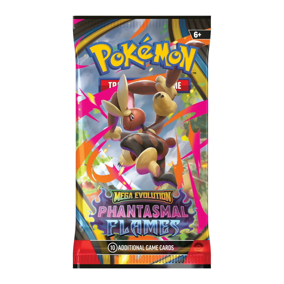 Mega Evolution Phantasmal Flames Booster Box – boosterpack, artwork Mega Lopunny (verpakking kan variëren)