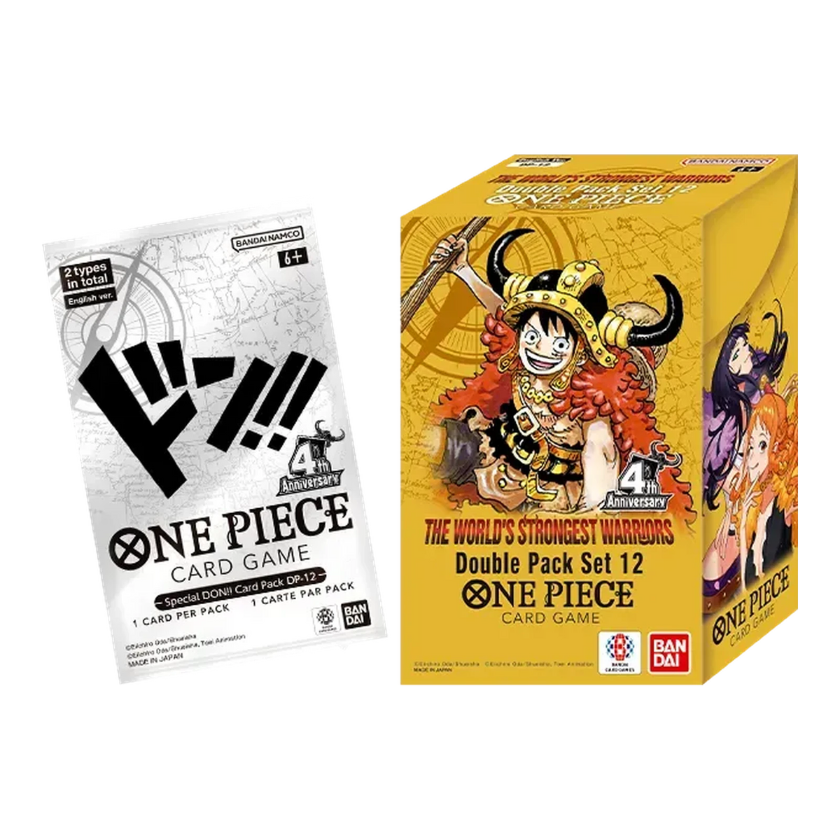 One Piece OP17 Double Pack (Engels) – verpakking en Special DON!! Card Pack