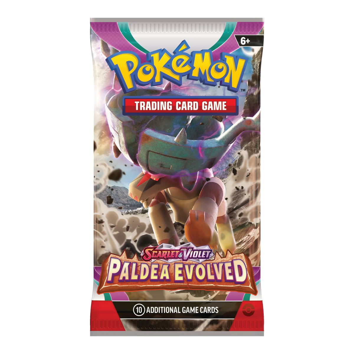 Paldea Evolved Booster Pack – Engelse verpakking, artwork Ting Lu