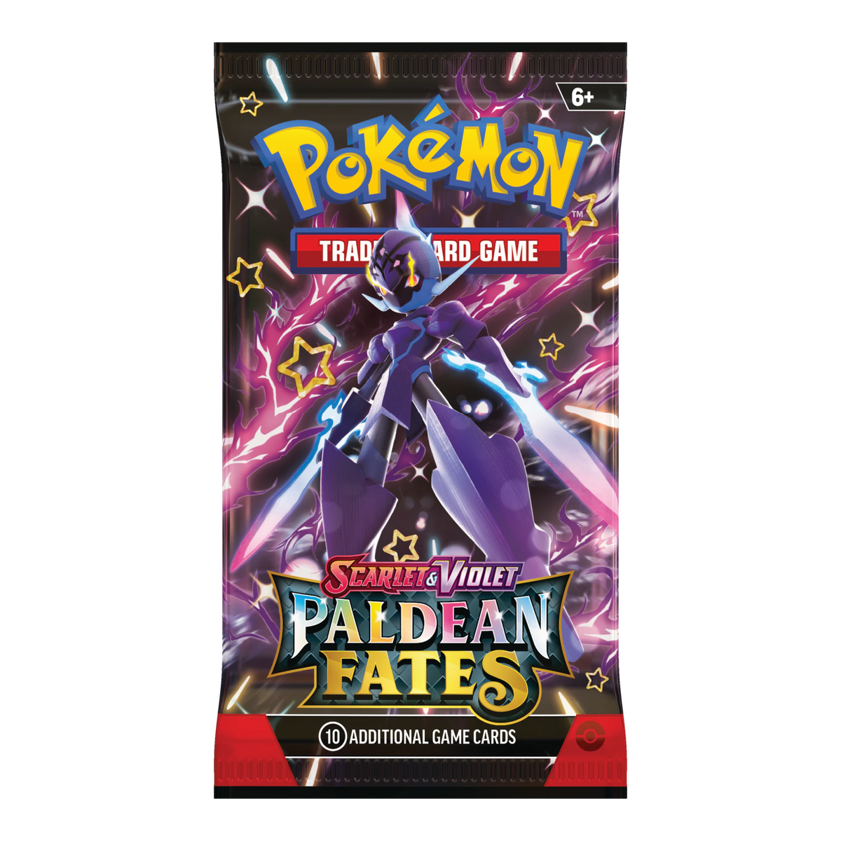 Paldean Fates Booster Pack – Engelse verpakking, artwork Ceruledge