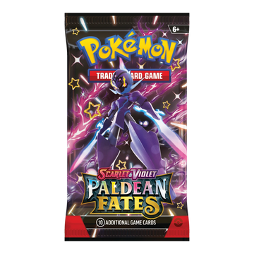 Paldean Fates Booster Pack – Engelse verpakking, artwork Ceruledge