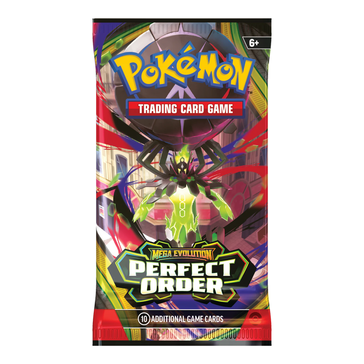 Perfect Order Booster Pack – Engelse verpakking, artwork Mega Zygarde
