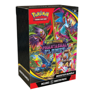 Phantasmal Flames Booster Bundle – voorkant en linkerzijkant