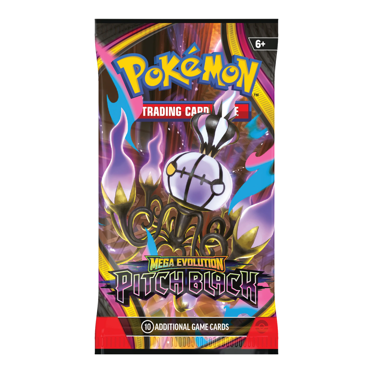 Pitch Black Booster Bundle – boosterpack, artwork Mega Chandelure (verpakking kan variëren)