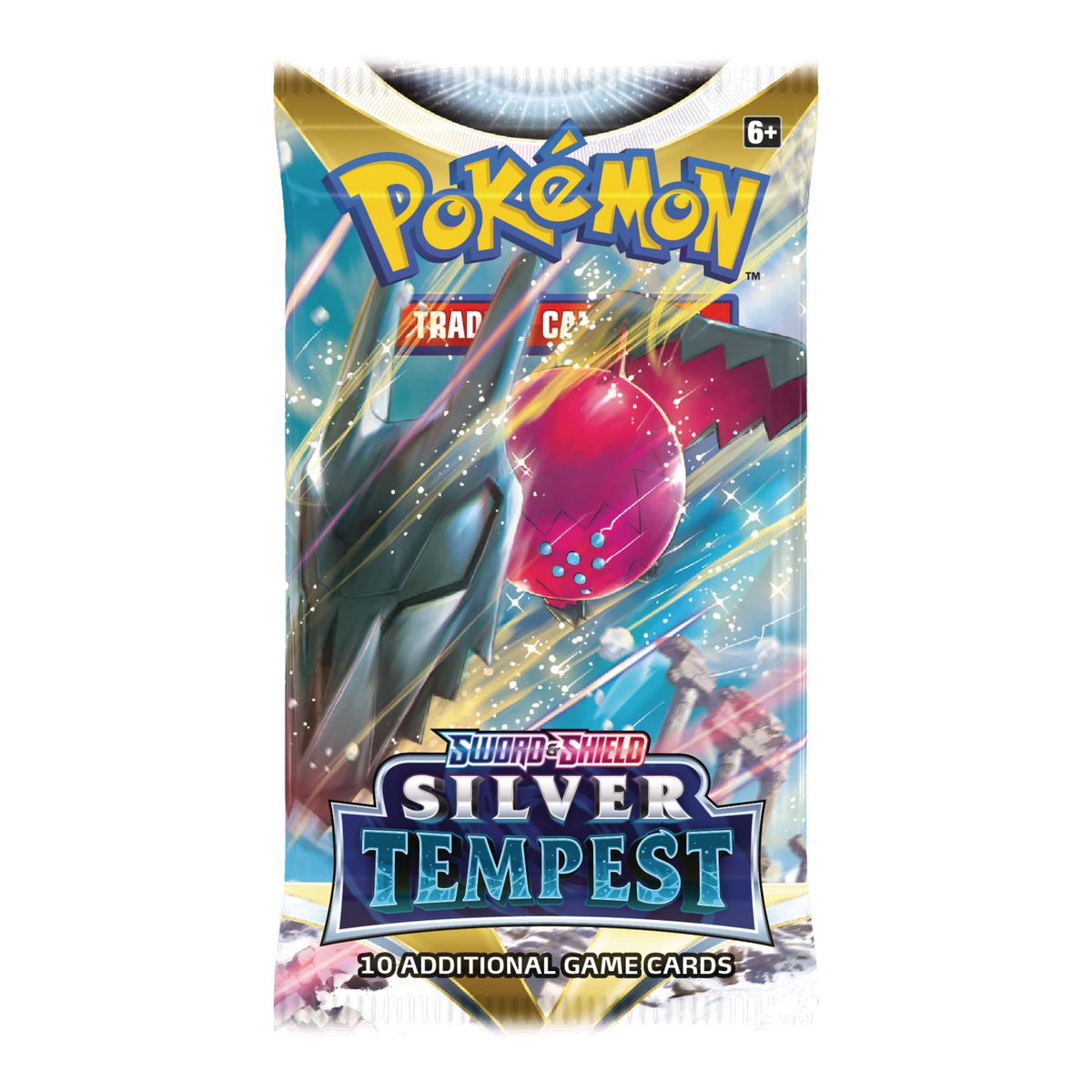 Silver Tempest Booster Pack – Engelse verpakking, artwork Regidrago
