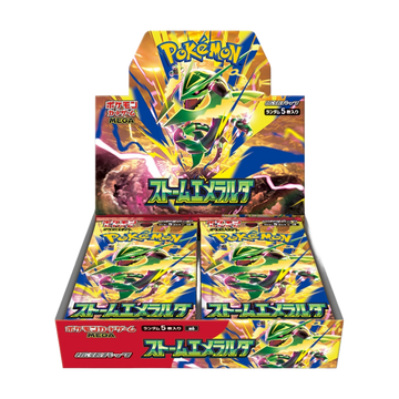 Storm Emeralda Booster Box – geopende display met boosterpacks