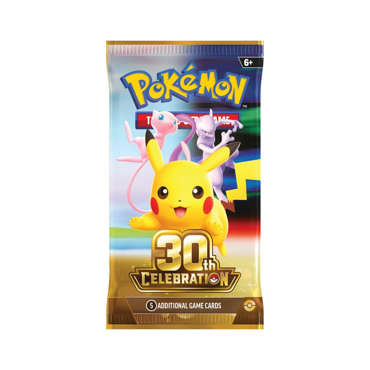 30th Celebration Booster Pack – Engelse verpakking, voorzijde